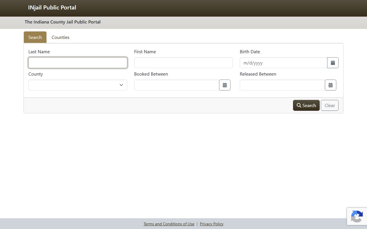 Henry County jail mugshots INjail public access search interface